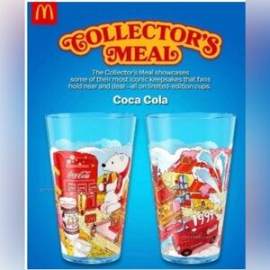 McDonald’s Coca Cola Collector’s Edition Cup 2024 Adult Happy Meal Coke Plastic